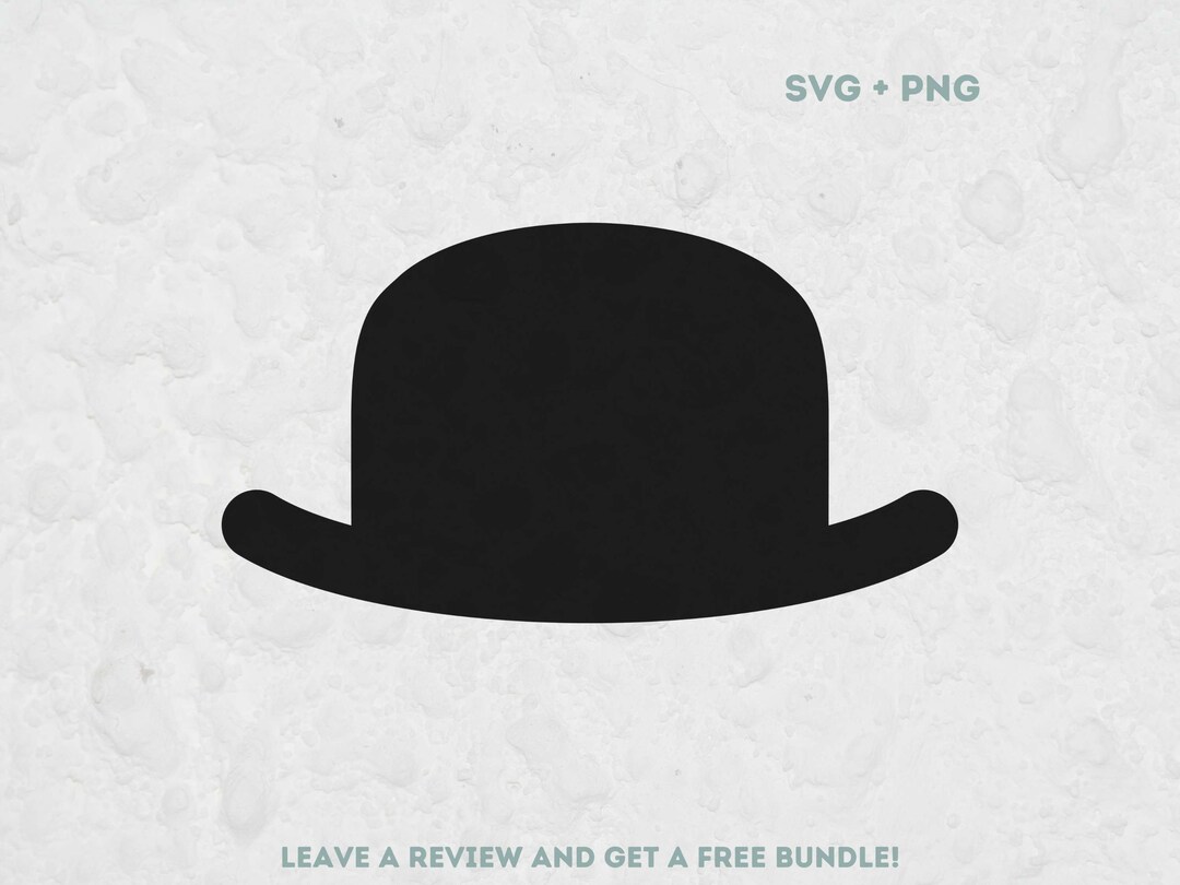 Boler Svg Bowler Hat Svg Cut File, SVG Files for Cricut, Bowler Hat Png, Hat ...