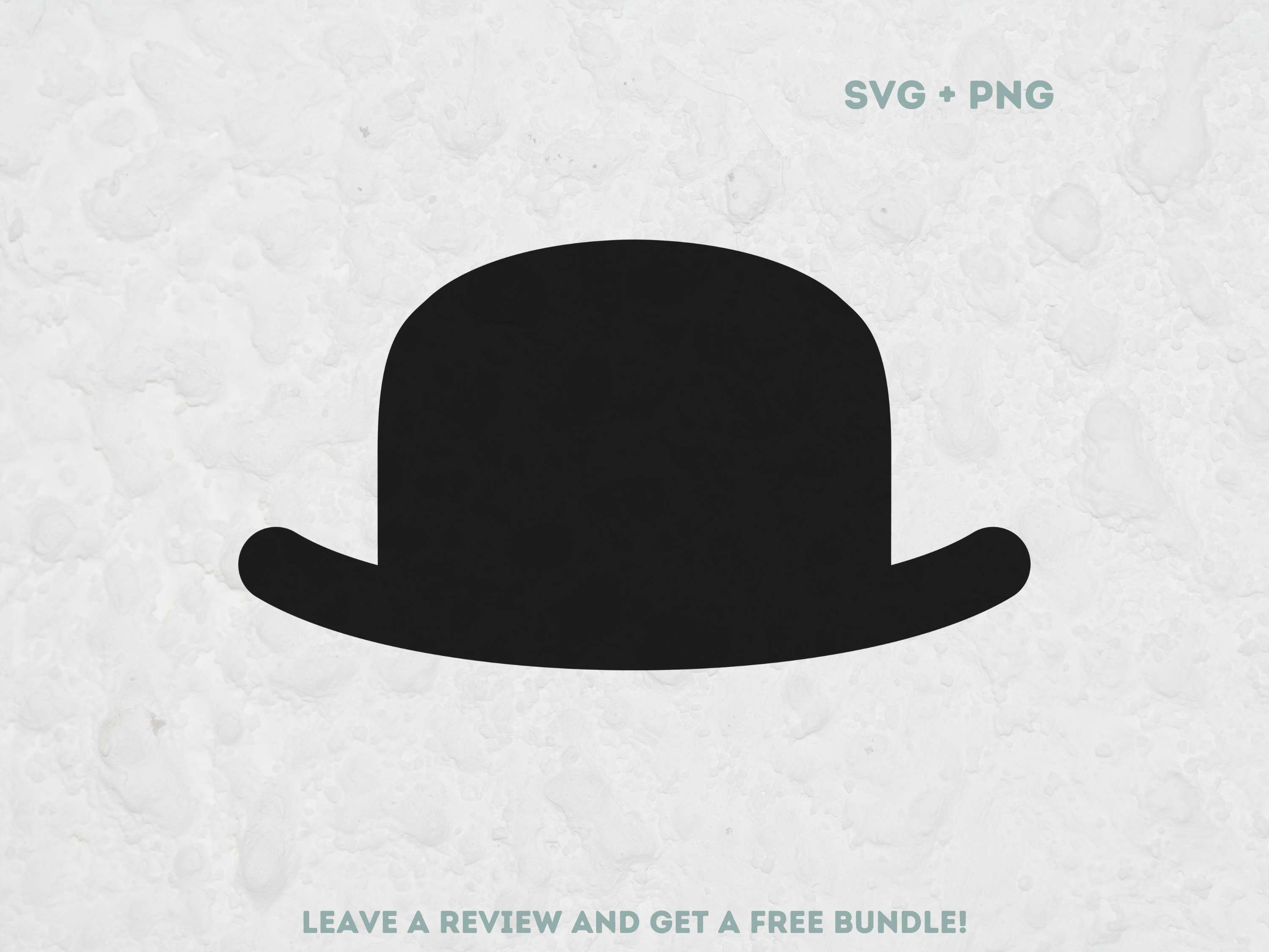 Bowler Hat Svg Cut File, SVG Files for Cricut, Bowler Hat