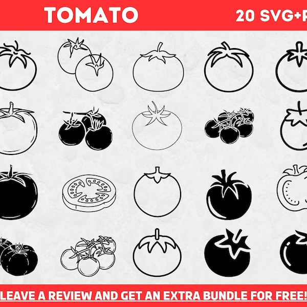 Tomato SVG, SVG Files for Cricut, Tomato Clipart Image, Tomato PNG, Farmhouse Svg, Summer svg, Gardener Svg, Tomato Design, Garden Clipart