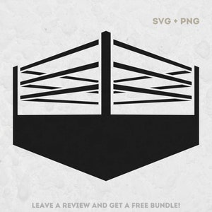 Boxeo Ring Svg, Archivos SVG para Cricut, Imagen prediseñada de boxeo, Archivo de corte de anillo de boxeo, Boxeo SVG, Arena Clipart, Archivo de corte de boxeo, Día del juego SVG
