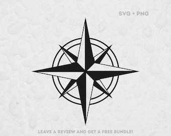 Archivo de corte SVG de estrella náutica, archivos SVG para Cricut, imágenes prediseñadas náuticas, estrella SVG, imágenes prediseñadas de estrella, estrella náutica PNG, crucero SVG, océano SVG, barco