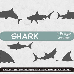 Shark Silhouette Svg, SVG Files for Cricut, Shark Design, Jaws SVG, Shark Clipart, Horror Svg, Ocean Clipart, Shark SVG, Shark Png