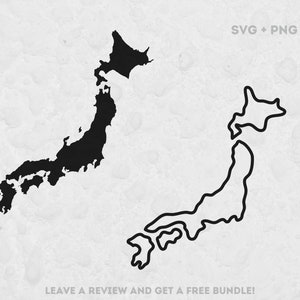 Japan SVG, Svg files for Cricut, Japan Outline Svg, Map of Japan, Map Svg, Instant Download, Geography Svg, Japan Solid, Asian Country