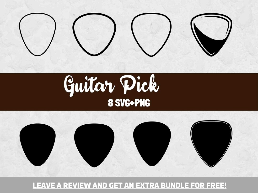 Guitar Pick Svg, Guitar SVG, SVG Files for Cricut, Guitar Clipart