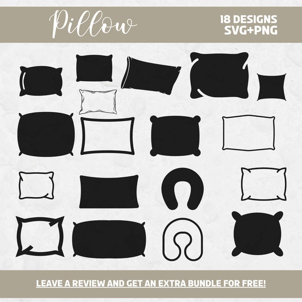 Pillow Svg, SVG Files for Cricut, Pillow Vector, Pillow Cut Files, Home Design, Bedroom Clipart, Home Decor SVG, Pillow Clipart, Design SVG