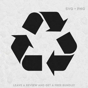 Recycling-Svg-Schnittdatei, SVG-Dateien für Cricut, Recycling-Symbol SVG, Recycling-Symbol, Recycling PNG, Recycling Clipart, Müll SVG, Eco Clipart, SVG