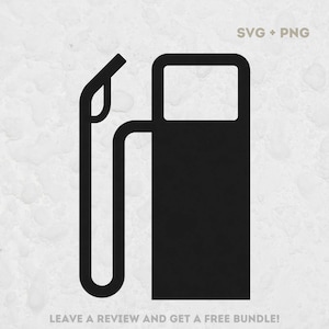 Fuel Pump Svg, SVG Files for Cricut, Fuel Pump Cut File, Gas Station SVG, Fuel Clipart, Car Clipart, Gas Png, Race Team SVG, Silhouette Svg