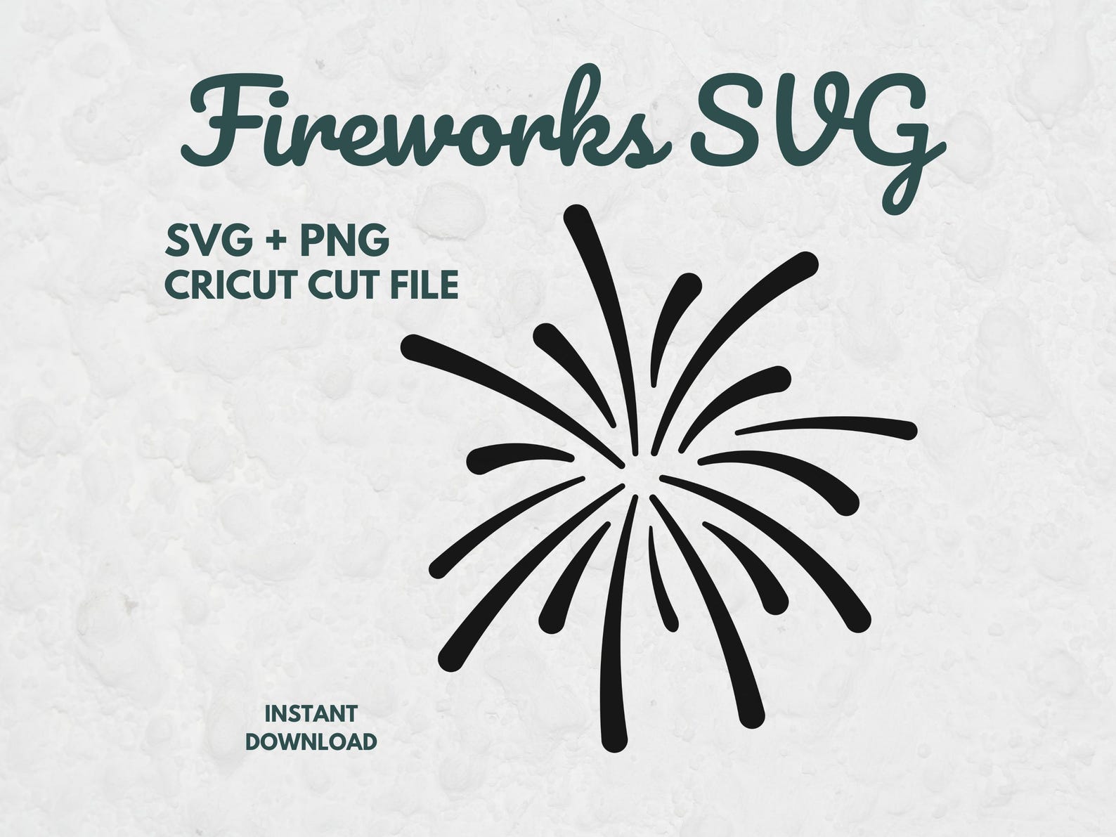 Fireworks SVG, 4th of July SVG, Celebration Cut File for Cricut ...