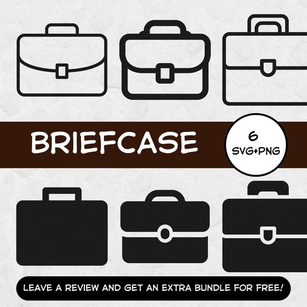 Business Briefcase SVG Bundle, SVG Files for Cricut, Briefcase Cut File, Business SVG, Business Clipart, Business Design Svg, Briefcases