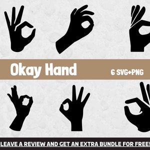 Okay Hand SVG PNG, pliki SVG dla Cricut, gest dłoni SVG, Ok SVG, clipart dłoni, znak dłoni SVG, clipart dłoni, Okay SVG, Okay Png