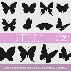 Schmetterling-Svg-Bundle, SVG-Cricut-Dateien, Schmetterling-Silhouetten, Schmetterlinge svg, psychische Gesundheit, Schmetterlingscliparts, Schmetterlings-Schnittdateien