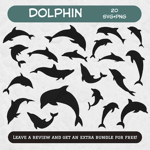 Dolphin Svg Bundle, Svg files for Cricut, Dolphin PNG, Ocean Life, Nautical SVG, Dolphins, Cruise SVG, Animal Kingdom Svg