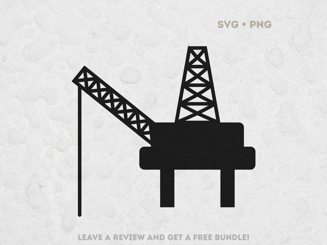 Oil Rig SVG, Svg Files for Cricut, Oil Clipart, Oil Svg, Work Clipart ...