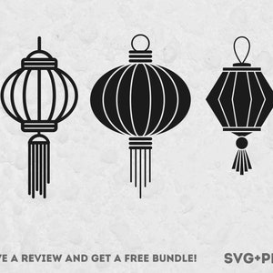 Pacchetto SVG lanterna cinese, file SVG per Cricut, SVG cinese, file Svg per Cricut, Cina Svg, clipart asiatica, Clipart lampada, Clipart Lanterna