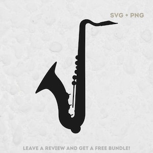 Saxophone SVG Cut File, Svg files for Cricut, Saxophone clipart, Music Svg, Marching Band Clipart, Musical Instrument, Saxophone Cut File