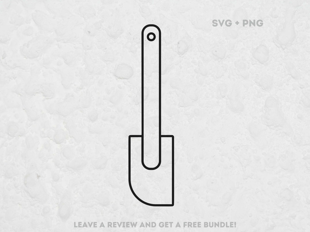Rubber Scraper SVG, Svg Files for Cricut, Rubber Scraper PNG, Kitchen Clipart, Kitchen Tool
