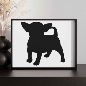 Lampe De Table Chien Chihuahua Design – Luminaire Déco Moderne Blanc