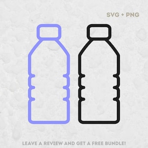 Bouteille de boisson SVG, fichiers SVG pour Cricut, image clipart de bouteille, conception de bouteille SVG, bouteille d’eau SVG, conception de bouteille SVG, contour de bouteille, boisson