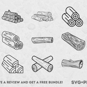 Brandhout Svg, Svg-bestanden voor Cricut, Kampvuur SVG, Camping Svg, Brand, Happy Camper, Kampvuur, Vreugdevuur Svg, Brandhout Clipart, Hout SVG