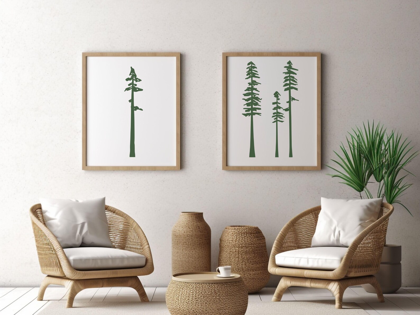 Rustic Tree Svg Pine Tree SVG Bundle, Tree SVG Files, Forest Silhouette SVG, Rustic ...