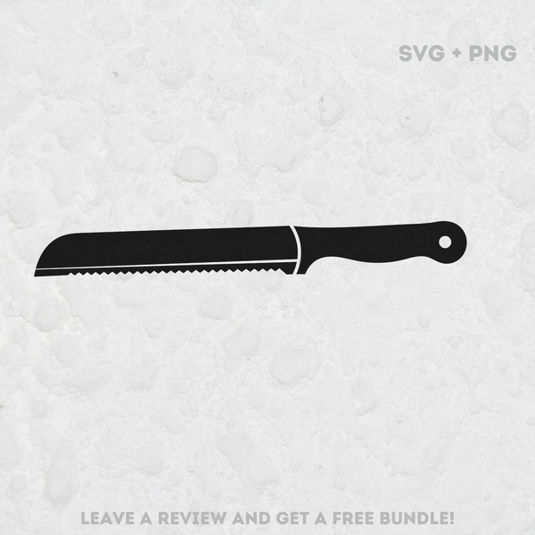 Bread Knife SVG, Svg files for Cricut, Knife PNG, Baker Clipart, Bread SVG, Kitchen Clipart, Cutting Svg, Knife Cut File, Knife Clipart