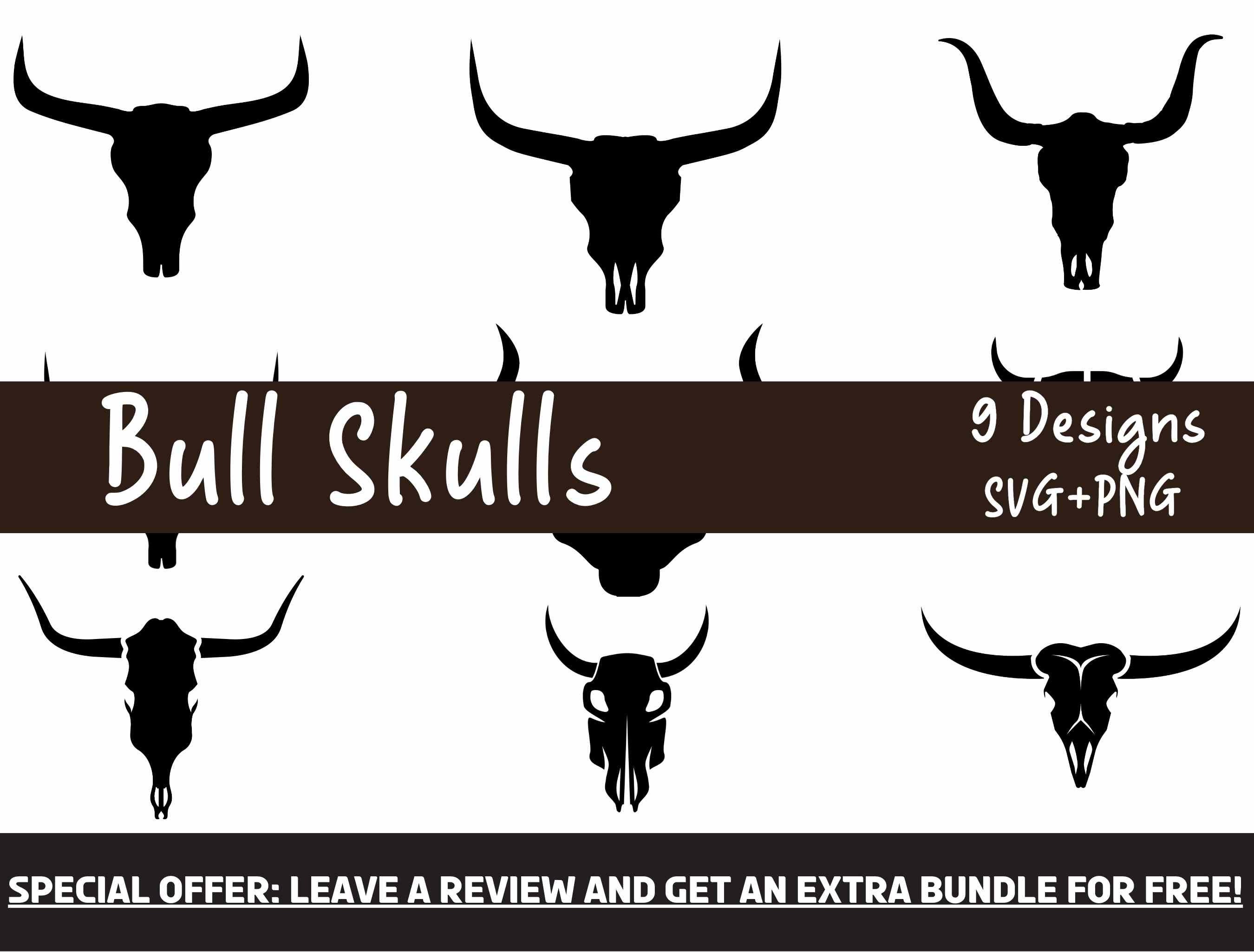 Bull Skull Svg Svg Files for Cricut Texas SVG SVG Bundle - Etsy