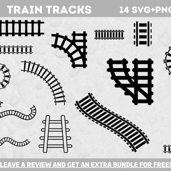 Train Tracks Svg, Svg Files for Cricut, Transportation SVG, Train Clipart, Train PNG, Tracks Svg, Transport Svg, Train Cut File, Tracks SVG