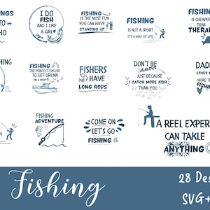 Citas de pesca SVG, Archivos SVG para Cricut, Pesca Svg, Pesca PNG, Camisas de pesca, Pesca divertida Svg, Diseño de pesca Svg, Archivo de corte de pesca