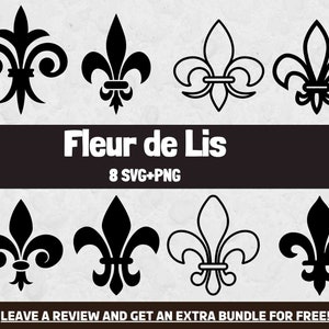 Fleur de lys SVG, fichiers SVG pour Cricut, fleur de lys Png, image clipart fleur de lys, Louisiane SVG, Svg héraldique, Charge Svg, héraldique Png