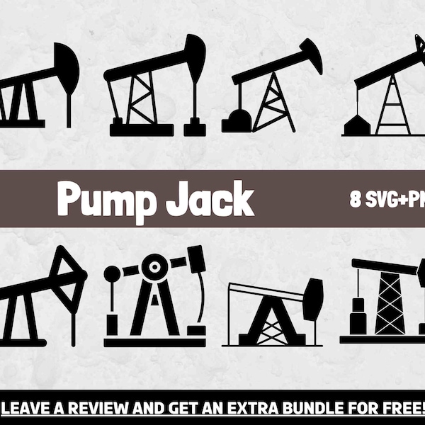 Pump Jack SVG, SVG Files for Cricut, Oil SVG, Oil Clipart, Oil Drilling Clipart, Work Svg, Oil Worker, Oil Pumping, Oil Rig Svg, Oil Design