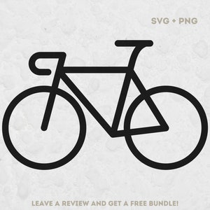 Bici da strada SVG, File SVG per Cricut, PNG bici, Icona bici, Taglia file, Corse in bici, Bike Png, Bike Race Svg Png, Bike Vector