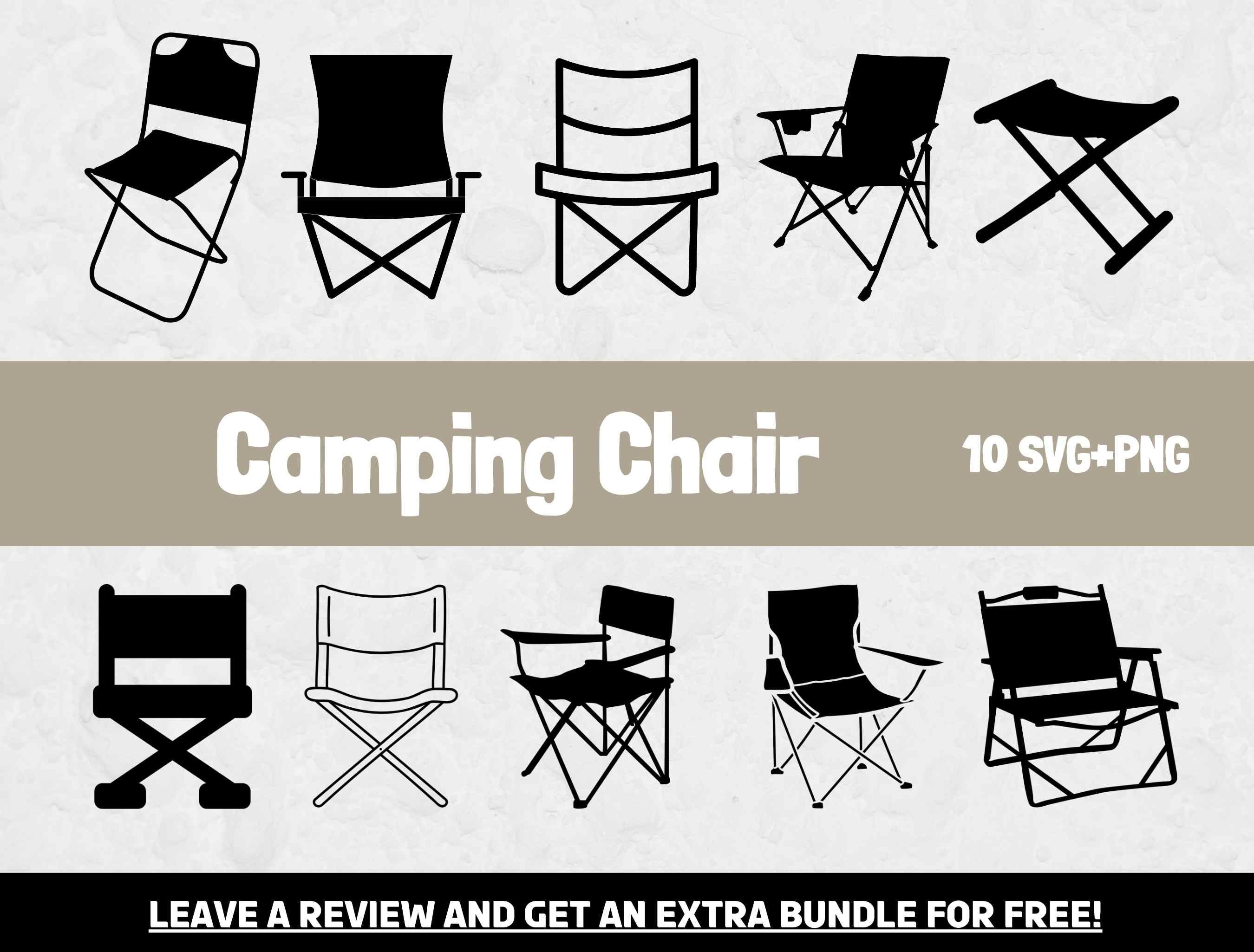Buy Camping Chair Svg Bundle Camping Svg SVG Files for Cricut Online in