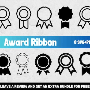 Blue Ribbon SVG Blue Ribbon Clipart Blue Ribbon Silhouette Cut File Award  Ribbon Svg Jpg Eps Pdf Png Dxf Download SC1182 