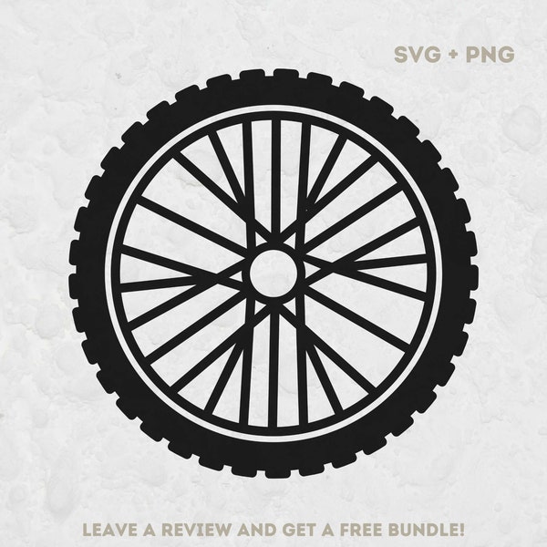 Dirt Bike Svg, SVG Files for Cricut, Cut Files, Wheel Cut File, Dirt Bike Tire, Dirt Bike Clipart, Tire Silhouette, Wheel SVG, Bike PNG