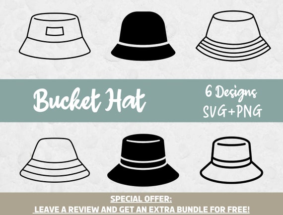 CVTVLIST STENCIL BUKET HAT”BLACK×WHITE\