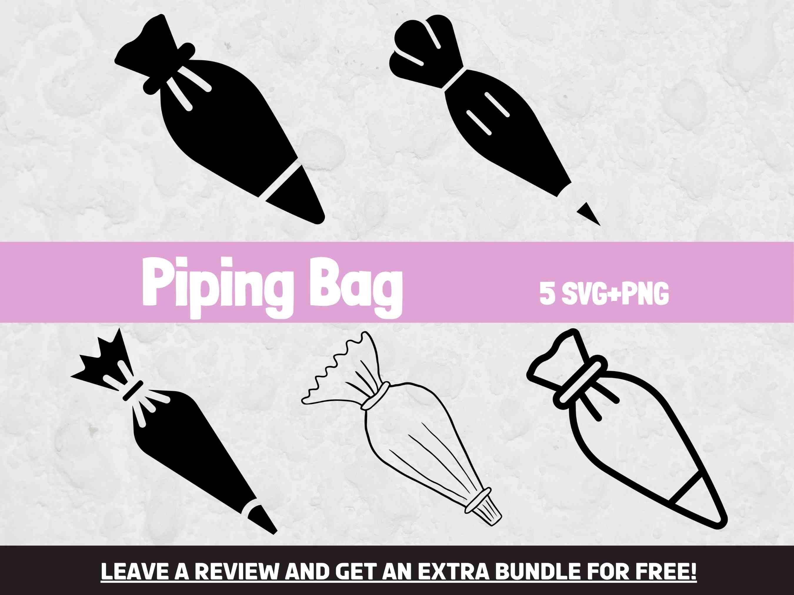 Piping Bag SVG Cut File SVG Files for Cricut Baking Svg - Etsy