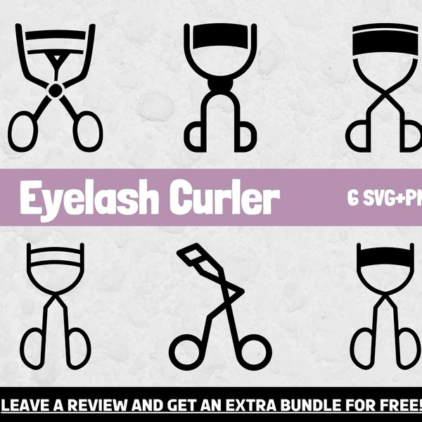 Eyelash Curler SVG, Svg files for Cricut, Makeup Clipart, Eye SVG, Eyelash Svg, Eye Clipart, Fashion Clipart, Eyelash Curler SVG Design