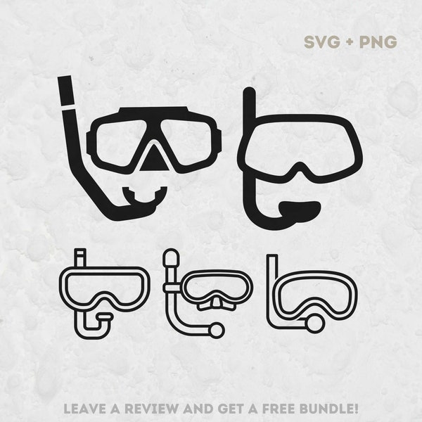 Snorkel Svg Bundle, SVG Files for Cricut, Diver Svg, Goggles Svg, Ocean Clipart, Diving Clipart, Beach Clipart, Cruise SVG, Snorkel PNG