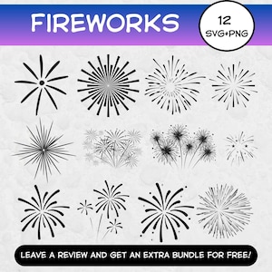Feuerwerkssvg, Feuerwerkssvg-Dateien für Cricut, 4th of July SVG, Feuerwerkscliparts, geschnittene Dateien, Geburtstagscliparts, Feuerwerksfeuerwerk PNG