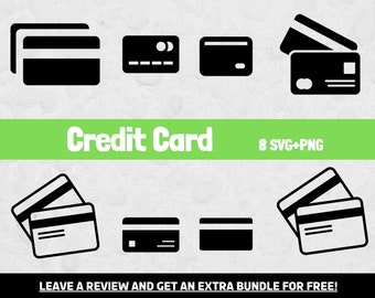 Credit Card Svg, SVG Files for Cricut, Pay SVG, Payment Svg, Money Clipart, Shopping Svg, Credit Card Design SVG, Card Clipart, Shop Design