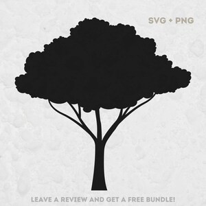 Tree Silhouette SVG, SVG Files for Cricut, Svg Tree, Tree clipart, Tree Svg, Outdoors Svg, Tree Silhouette PNG, Forest Clipart, Tree Design