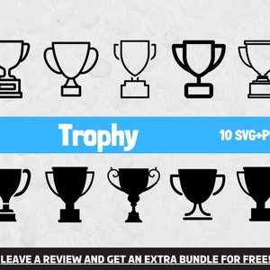 Trophy Svg, SVG Files for Cricut, Competition SVG, Winner Clipart, Trophy Clipart, Race Clipart, Victory Svg, Winner SVG, Trophy Vectors