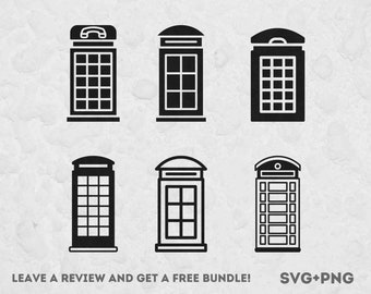 Phone Booth SVG, SVG Files for Cricut, Telephone clipart, Retro Phone Clipart, Telephone svg, Retro Clipart, English Phone Booth