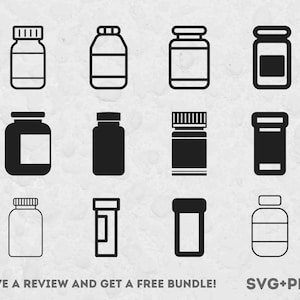 Butelka na tabletki Svg, Pliki SVG dla Cricut, Clipart medyczny, Clipart doktora, Clipart pielęgniarski, Butelka na tabletki PNG, SVG pigułki, Svg pigułki, Svg medycyny