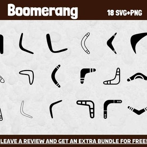Boomerang Svg bundel, SVG-bestanden voor Cricut, Boomerang Clipart Image, Australië SVG, Terugkerende Boomerang, Gooi Svg, Boomerang PNG, Cut File