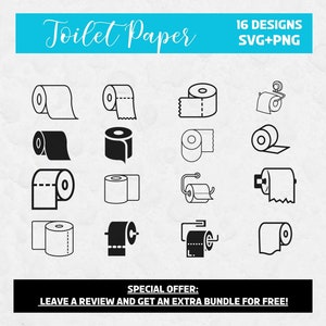 Toiletpapier Svg, SVG-bestanden voor Cricut, badkamer clipart, toilet SVG, toiletpapier gesneden bestand, badkamer, toiletpapier clipart, toilet ontwerp