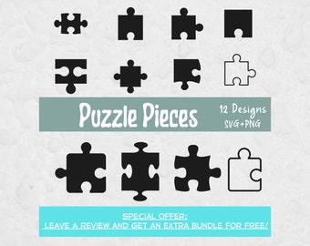 Puzzle Piece SVG, Svg files for Cricut, Puzzle Pieces Svg, Autism SVG, Puzzle Clipart, Kids Clipart, Autism Awareness, Puzzle Cut File