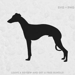 Whippet SVG Cut File, SVG Files for Cricut, Dog Svg, Dog Clipart, Dog Lover, Whippet Dog, Dog Breed, Dog Png, Whippet Clipart, Whippet Png