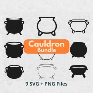 Cauldron Svg, Svg Files for Cricut, Halloween Svg, Witch svg, Cauldron Cut File, Cooking SVG, Magic svg, Witch clipart, Magic Potion SVG