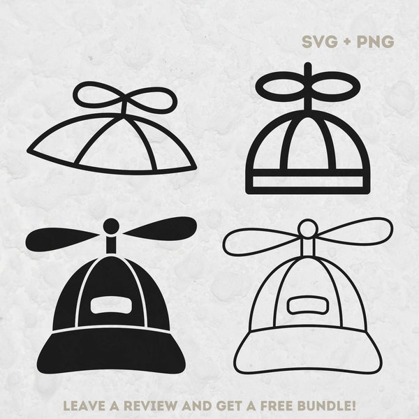 Hélice chapeau SVG, fichiers Svg pour Cricut, Clipart chapeau, chapeau coupe fichier, Clipart enfants, Svg couvre-chef, drôle de chapeau, vecteur de chapeau, chapeaux Svg, hélice